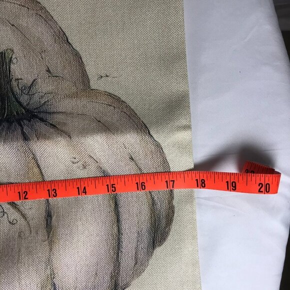 NWOT Pumpkin Fall Thanksgiving Halloween Pillow cover for 16"x16" pillow - Picture 6 of 10